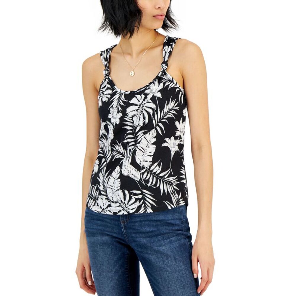 INC International Concepts Womens Knot Strap Top